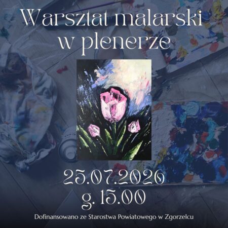 Warsztaty malarskie w plenerze - Tulipany